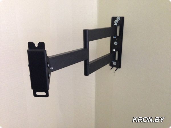 Установка кронштейна Brateck LDA07-443